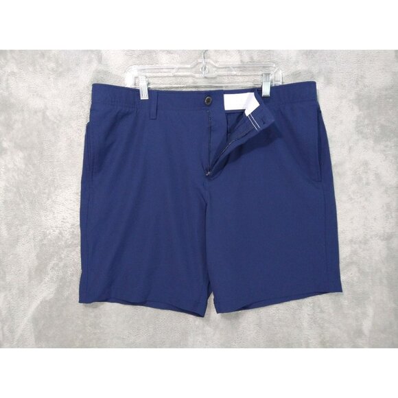 Under Armour UA Shorts Mens 40 Navy Blue Showdown Performance Golf - Picture 1 of 8
